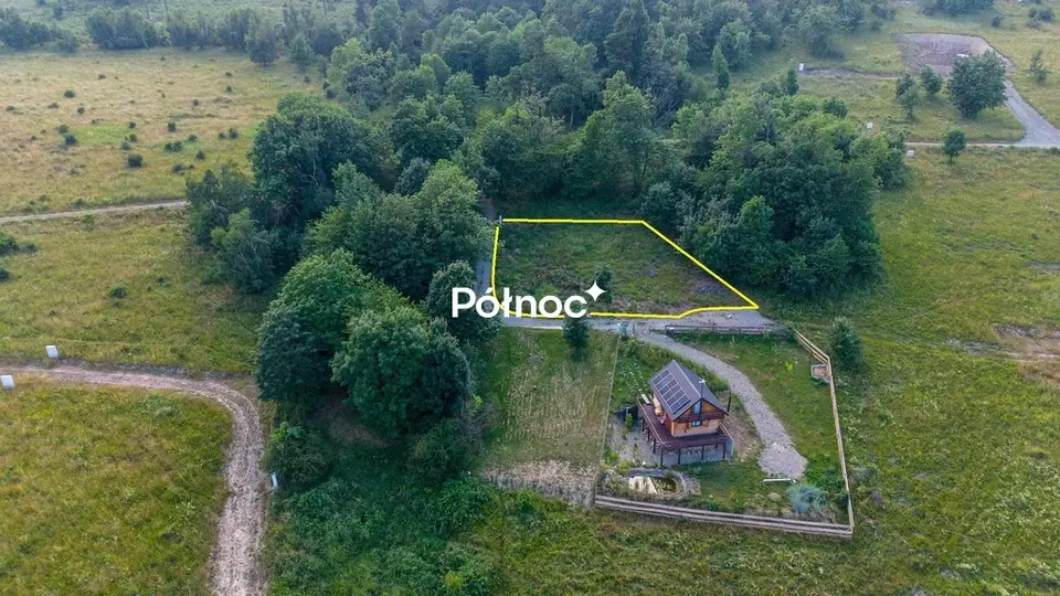 Działka budowlana 805 m², Wilcza