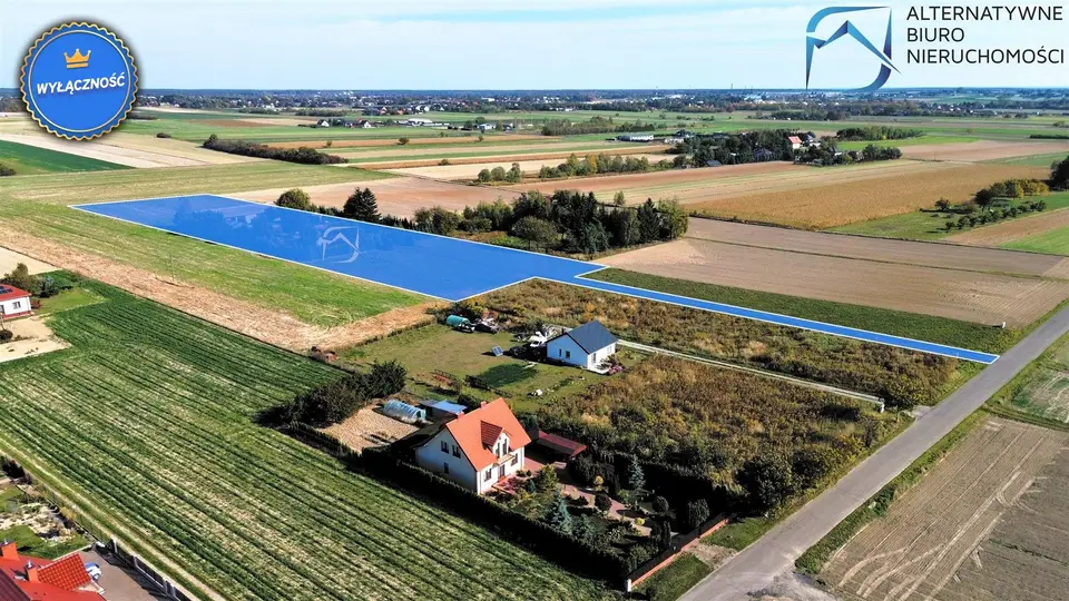 Działka budowlana i rolna 1,31 ha, Dys