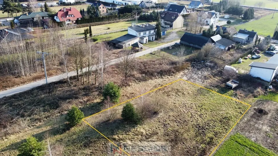 Działka budowlana 860 m², Grabianów
