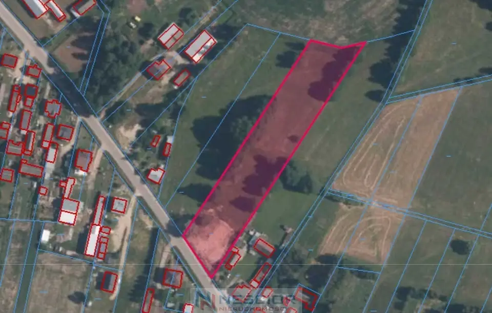 Działka budowlana 7 400 m², Krzymosze