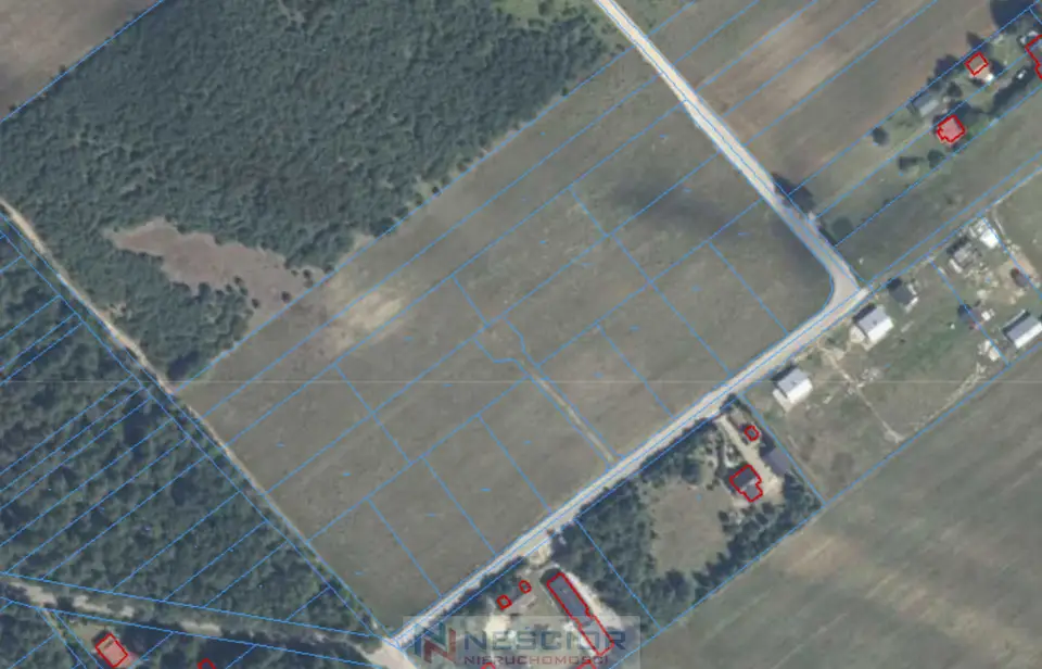 Działka budowlana 1 500 m², Mierzwice-Kolonia