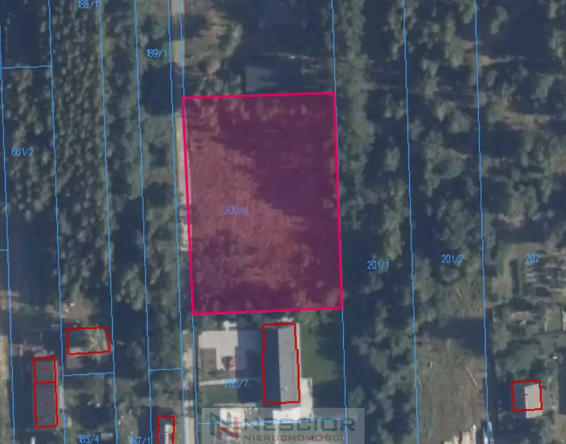 Działka budowlana 3 003 m², Chlewiska