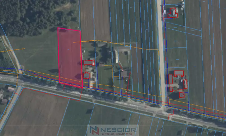 Działka inwestycyjna 4 900 m², Polaki