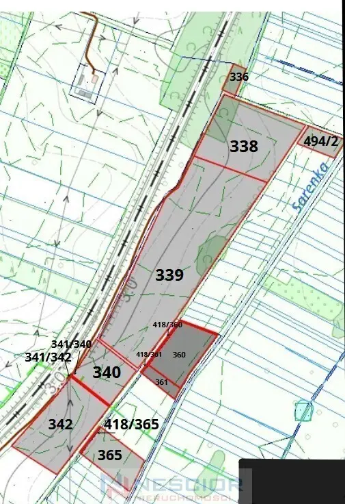 Działka rolna 8 600 m², Franopol