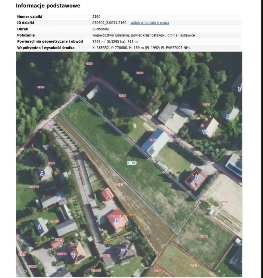 Działka siedliskowa 4 682 m², Fajsławice