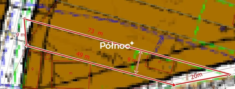 Działka budowlana 550 m², Lgota Wolbromska