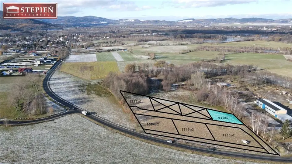 Działka budowlana 946 m², Marczyce