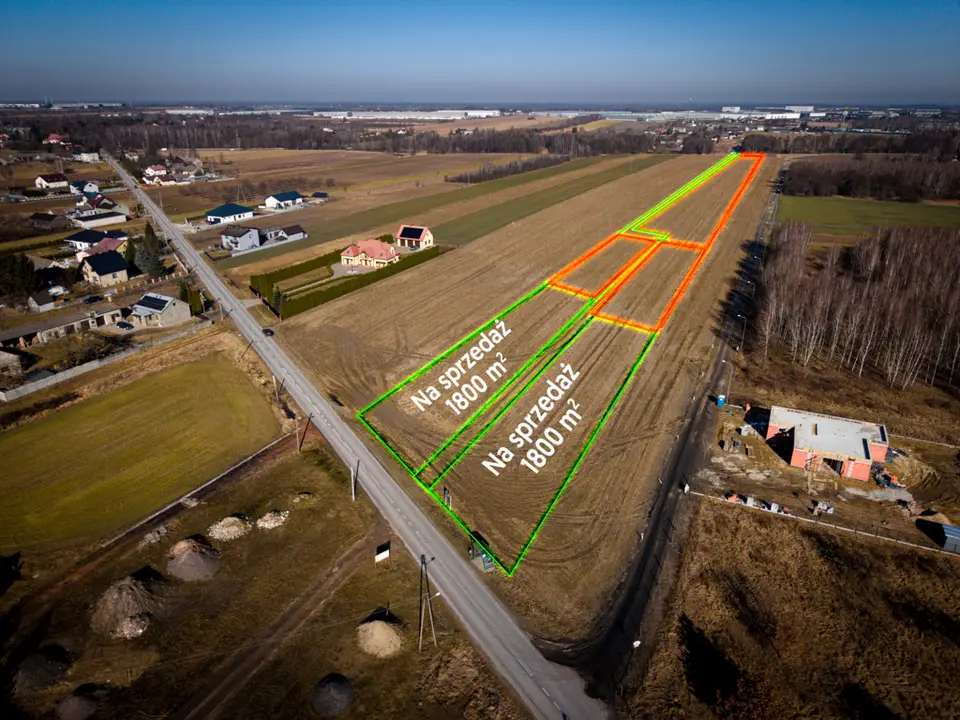 Działka budowlana 1 801 m², Michałówek
