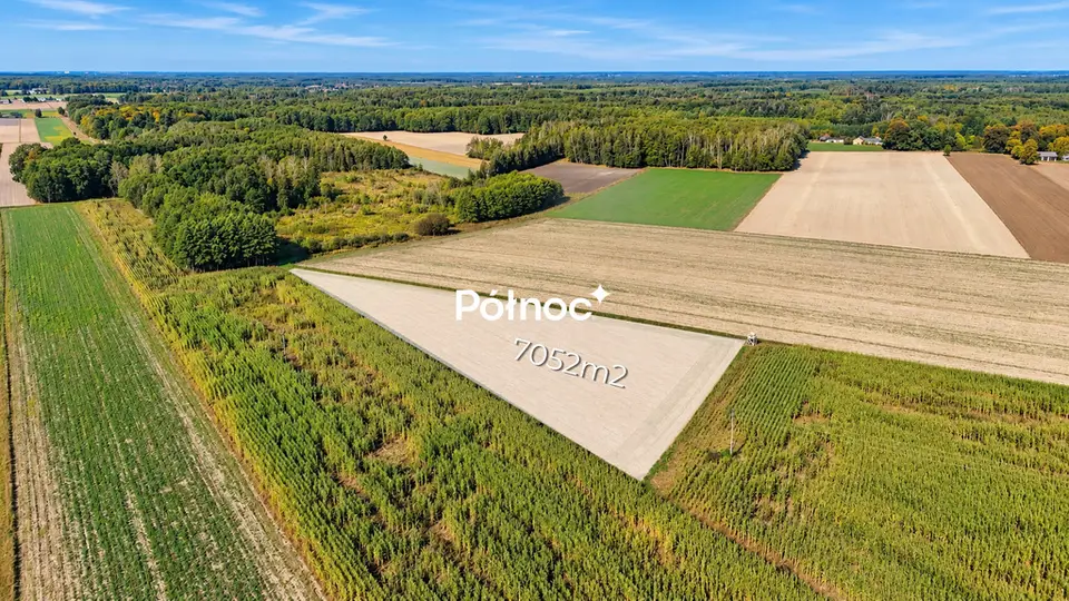 Działka budowlana 7 052 m², Kościeniewicze