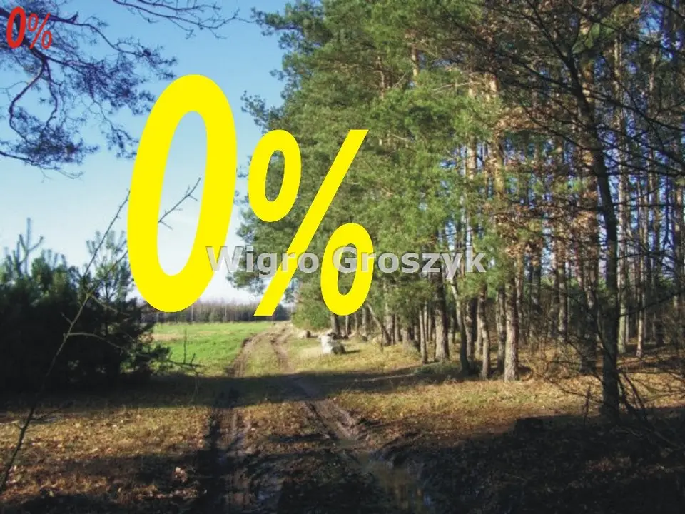 Działka rolna i leśna 4 561 m², Nasielsk, Bronin