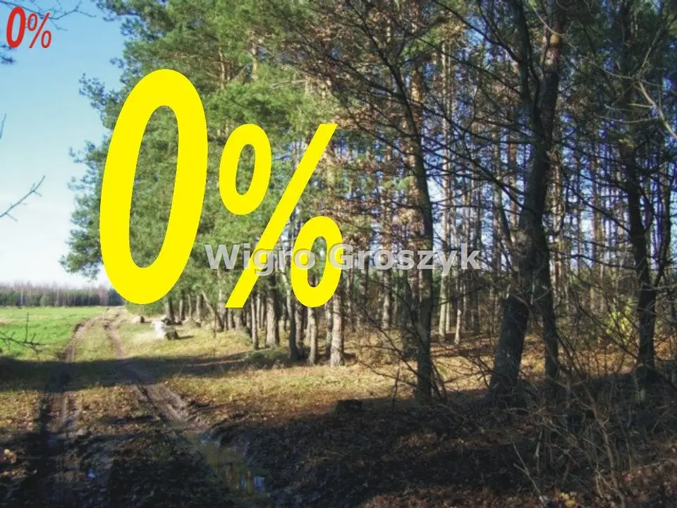 Działka rolna i leśna 6 157 m², Nasielsk, Bronin