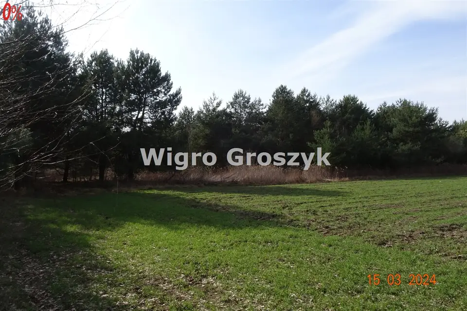 Działka budowlana 1 000 m², Wymysły