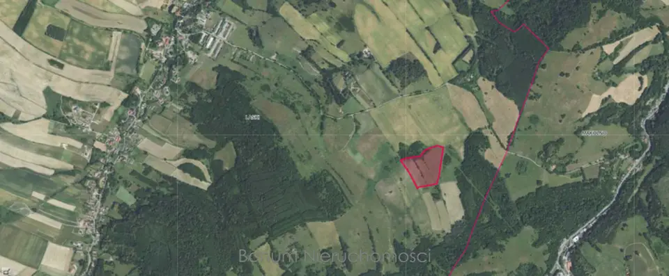 Działka budowlana 3,62 ha, Laski