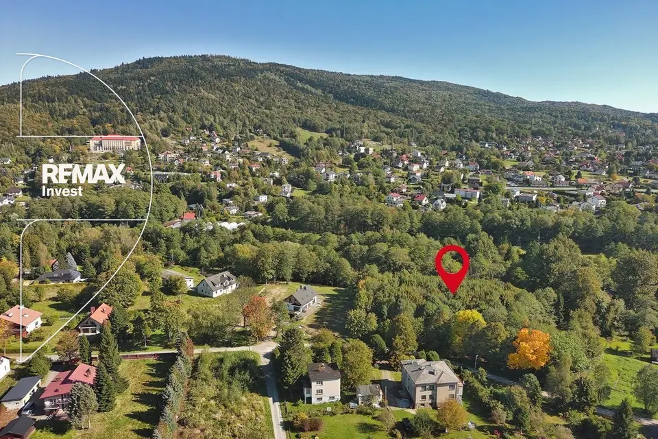 Działka budowlana 4 058 m², Wilkowice