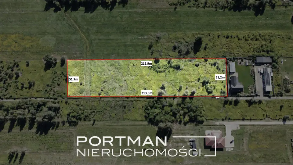 Działka budowlana 1,1 ha, Ostrów