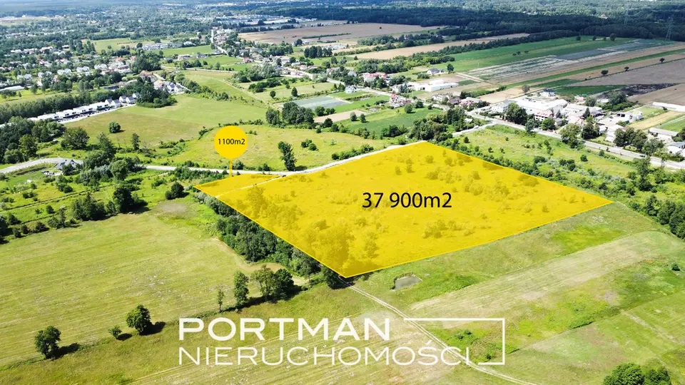 Działka budowlana 3,9 ha, Wiązowna Kościelna