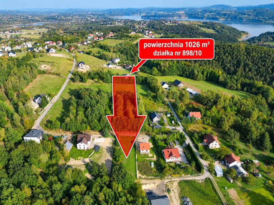 Działka budowlana 1 020 m², Zakliczyn