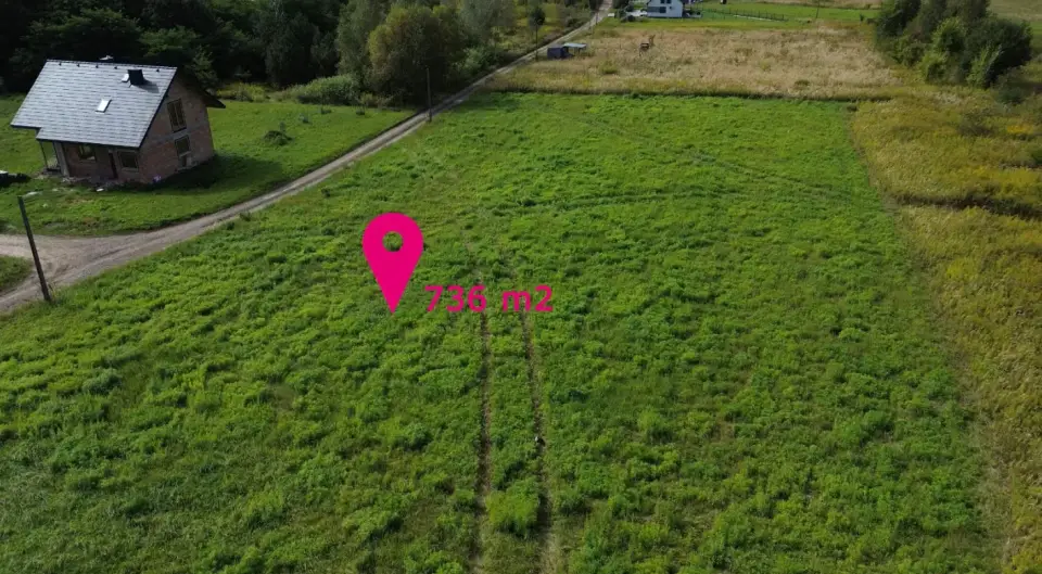 Działka budowlana 736 m², Alwernia