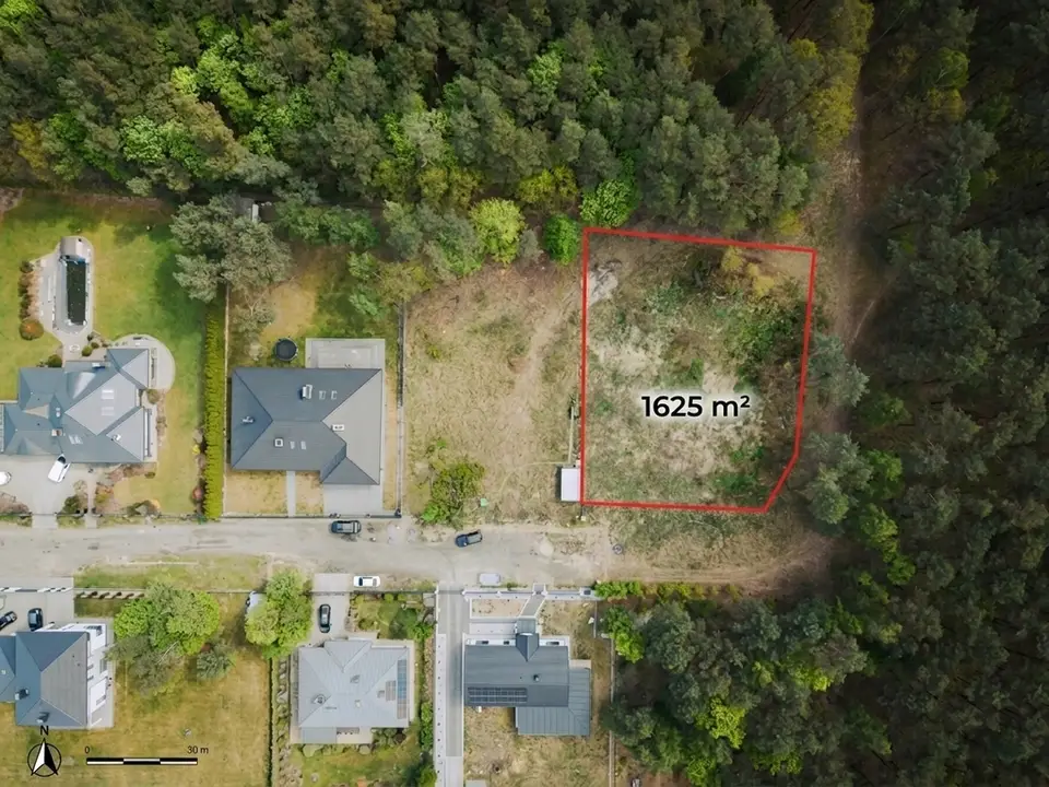Działka budowlana 1 625 m², Głowno