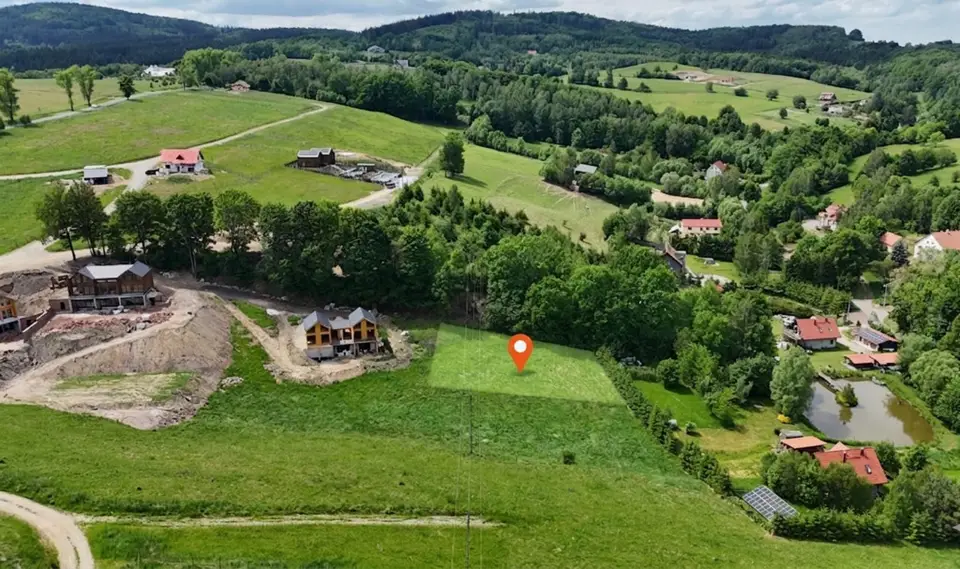 Działka budowlana i inwestycyjna 1 809 m², Zagórze Śląskie