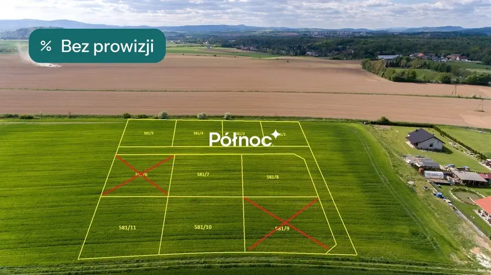 Działka budowlana 1 063 m², Jaszkowa Dolna