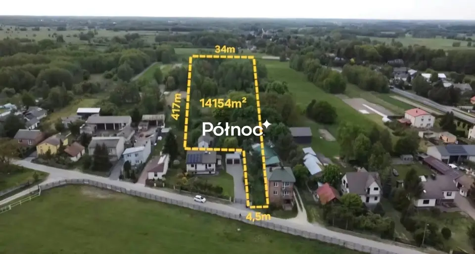 Działka budowlana 1,42 ha, Wólka Rokicka-Kolonia
