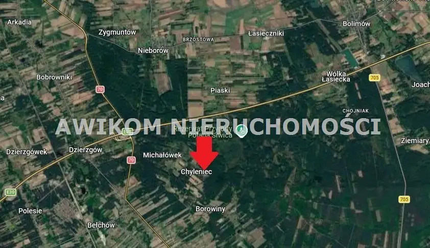 Działka budowlana i siedliskowa 6 020 m², Chyleniec