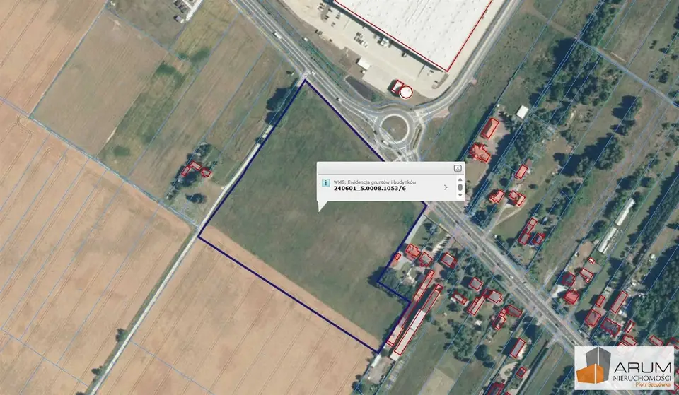 Działka inwestycyjna 3,77 ha, Libidza