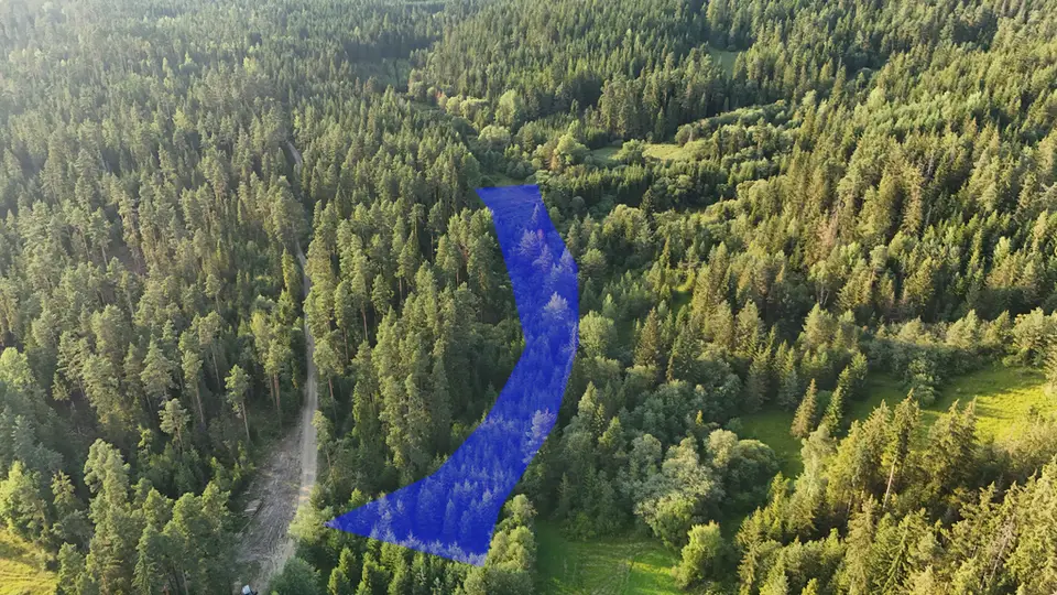 Działka budowlana 9 238 m², Podwilk