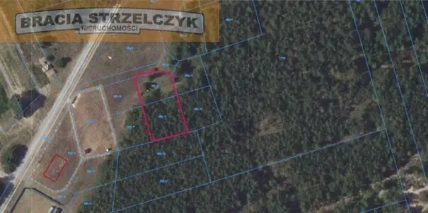 Działka budowlana 939 m², Łacha