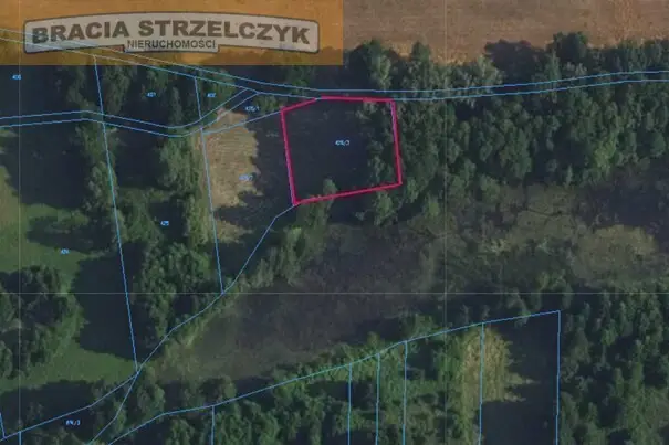 Działka budowlana 1 032 m², Nowa Wieś