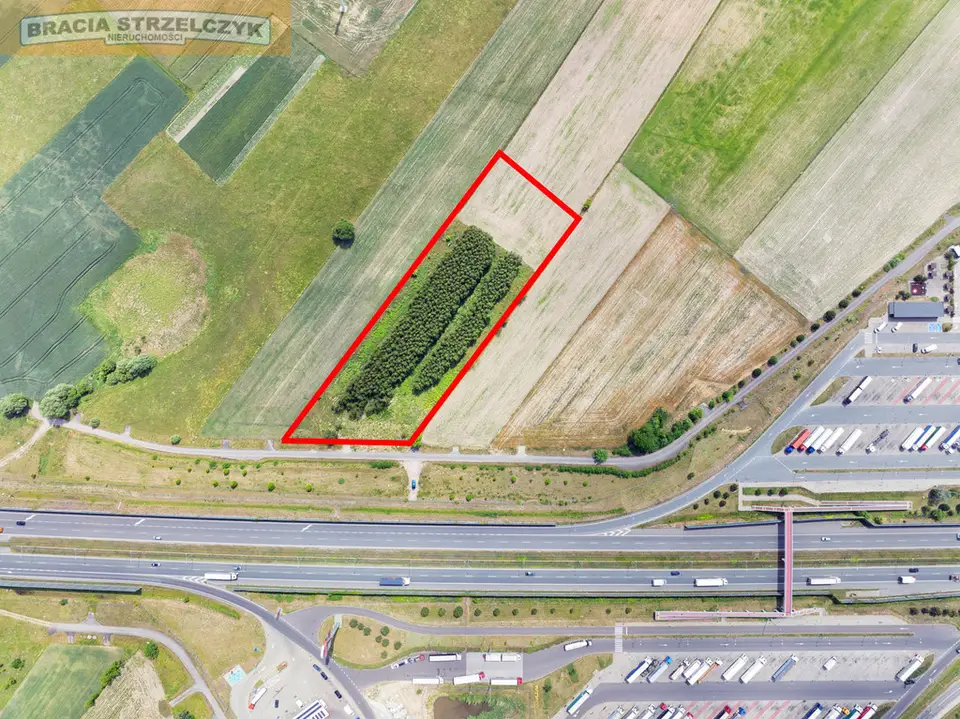 Działka inwestycyjna 9 700 m², Holendry Baranowskie