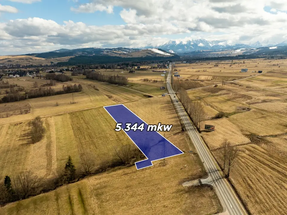Działka rolna 5 344 m², Groń