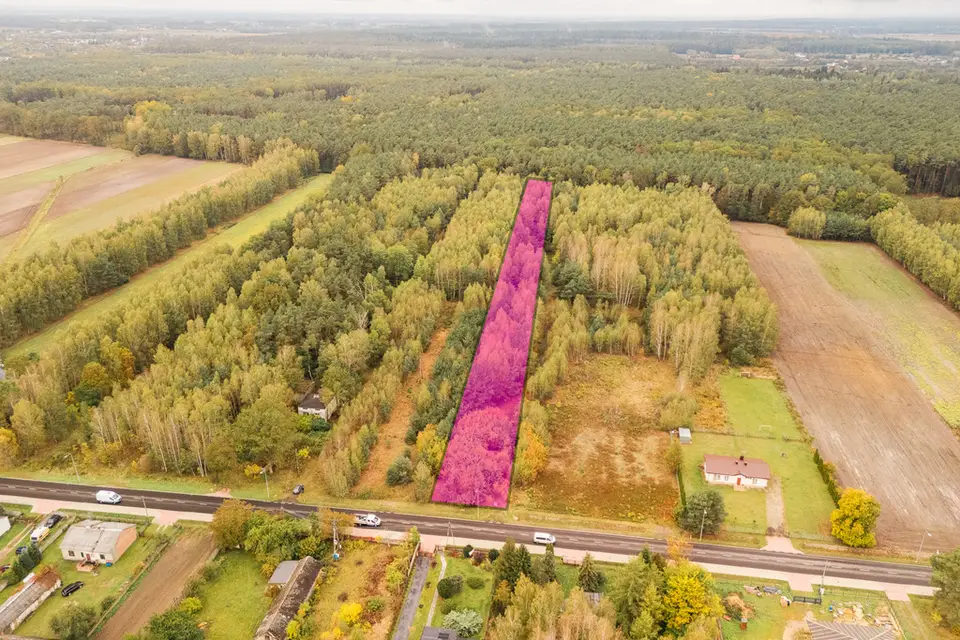 Działka budowlana i rolna 6 641 m², Stefanów