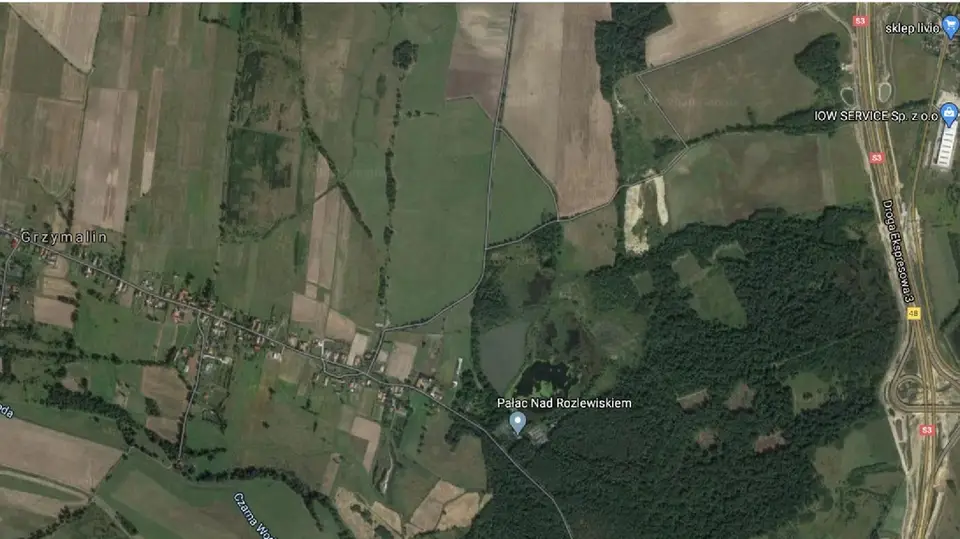 Działka rolna 1,57 ha, Grzymalin