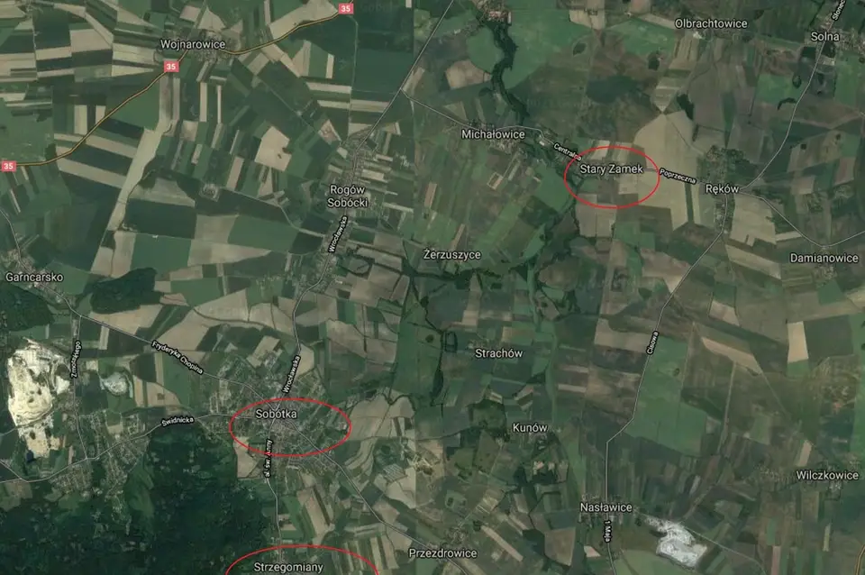 Działka budowlana 2 500 m², Stary Zamek