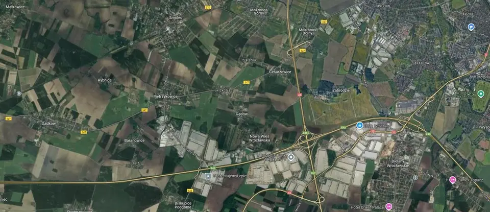 Działka budowlana 1,47 ha, Pietrzykowice