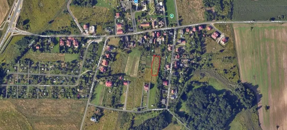 Działka budowlana 1 122 m², Wrocław, Żerniki