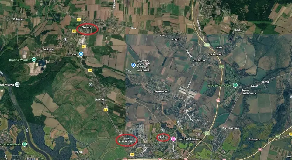 Działka budowlana 1 800 m², Szewce