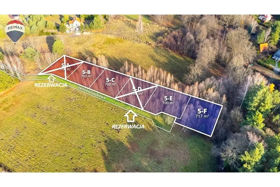 Działka budowlana 700 m², Arciechów