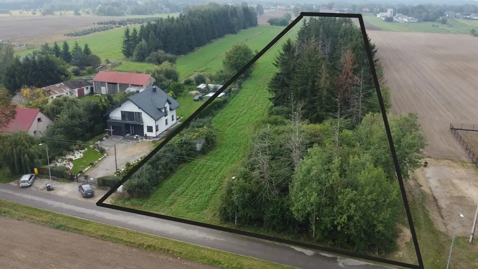 Działka budowlana 1,37 ha, Łuszczów Pierwszy