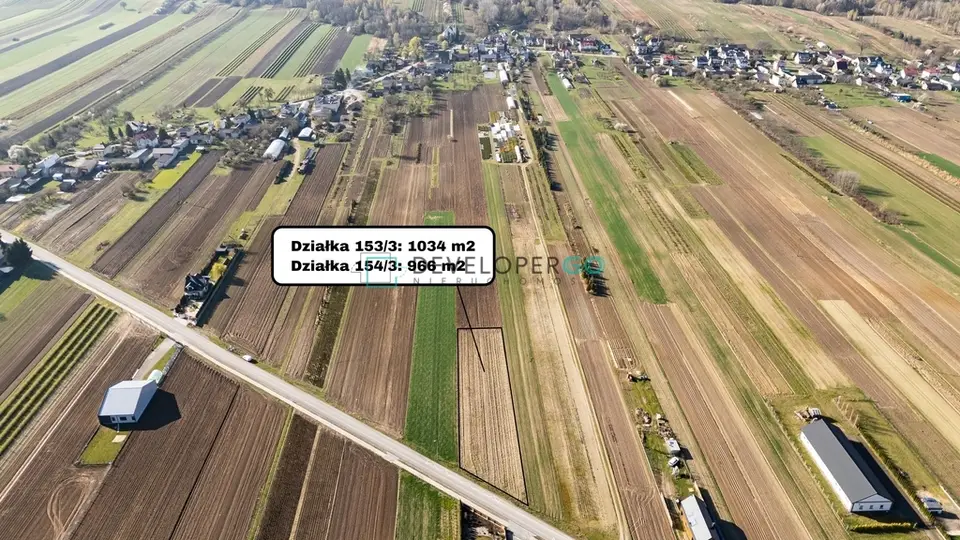 Działka budowlana 2 000 m², Skowieszyn