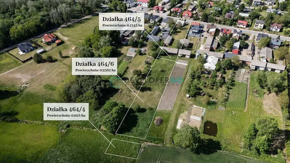 Działka budowlana 4 787 m², Żyrzyn