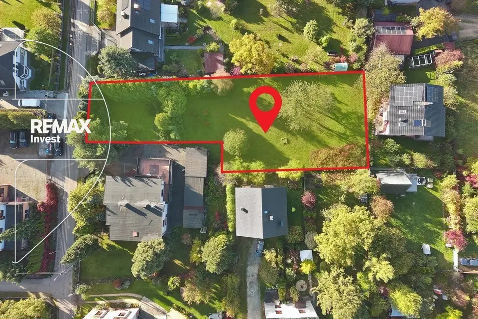 Działka budowlana 1 383 m², Bielsko-Biała