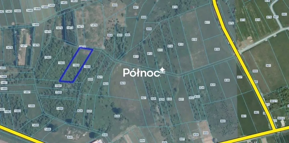 Działka inwestycyjna 3 400 m², Stanisławice