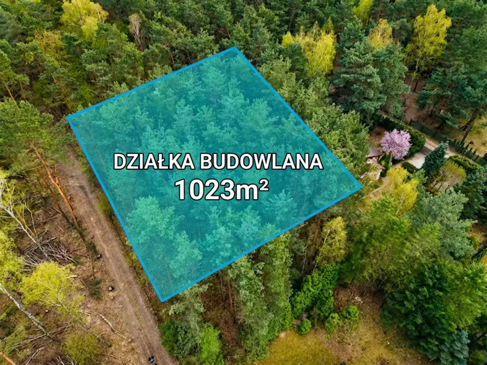 Działka budowlana 1 023 m², Rosanów