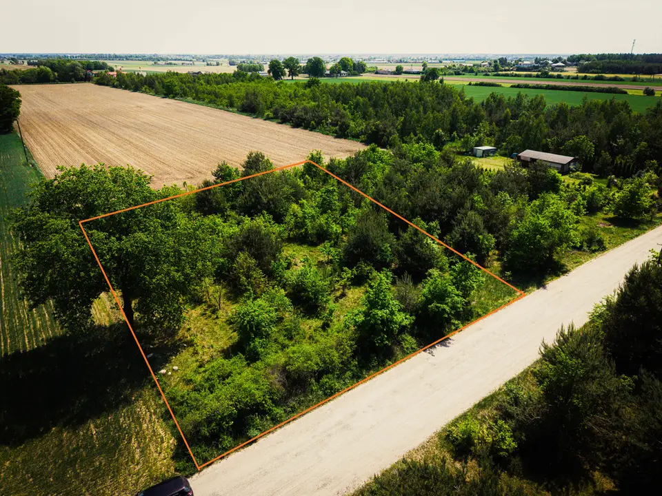 Działka budowlana 3 003 m², Łaznowska Wola
