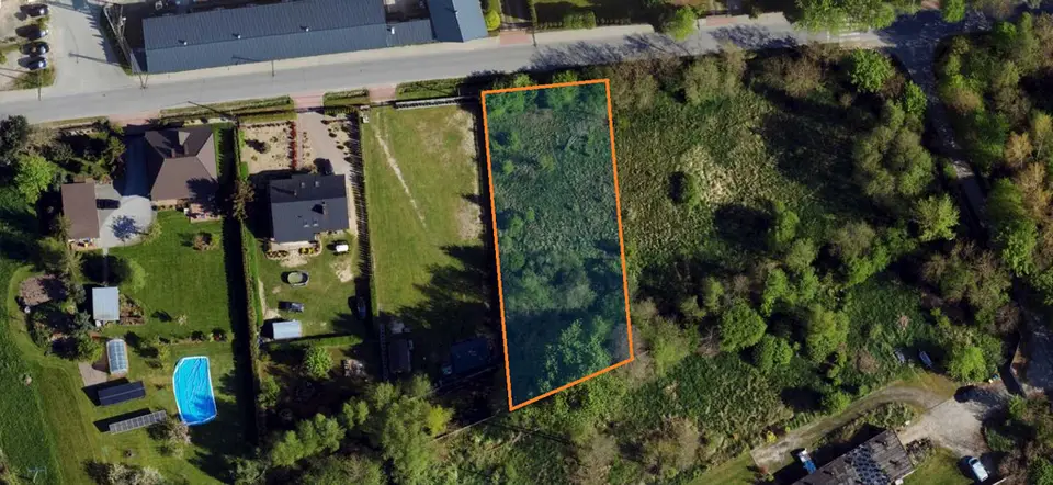 Działka budowlana i inwestycyjna 1 505 m², Orchów