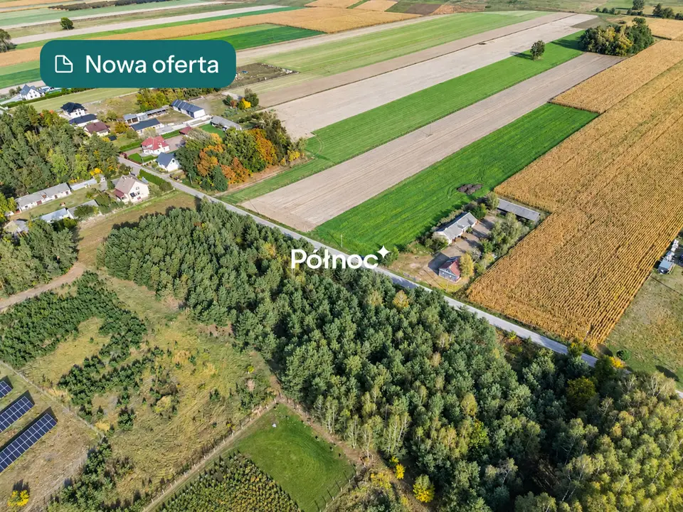 Działka budowlana 1 812 m², Rzeczyca