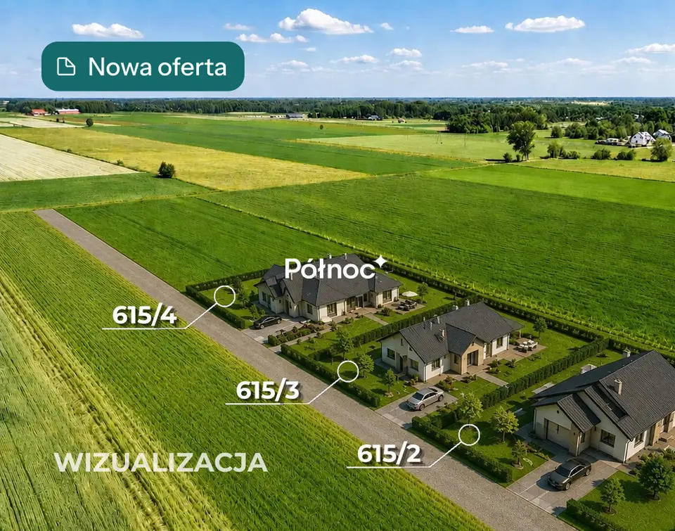 Działka budowlana 1 211 m², Sławatycze